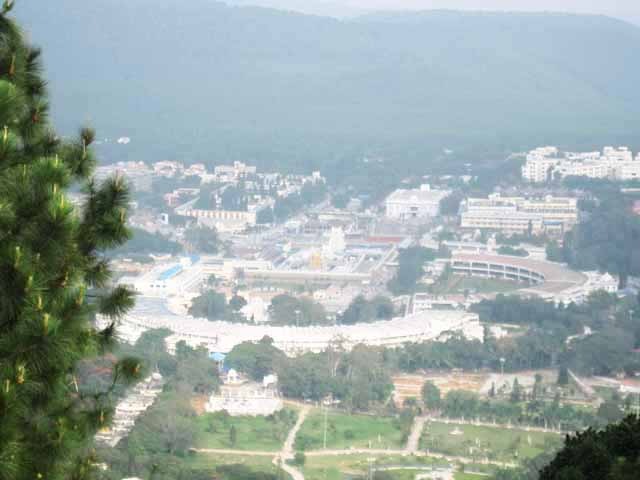 Tirumala aerial view Tirumala aerial view
