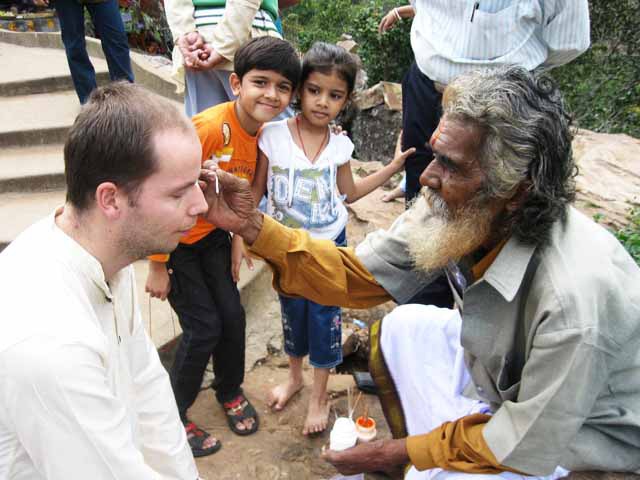 Tilak david-getting-tilak