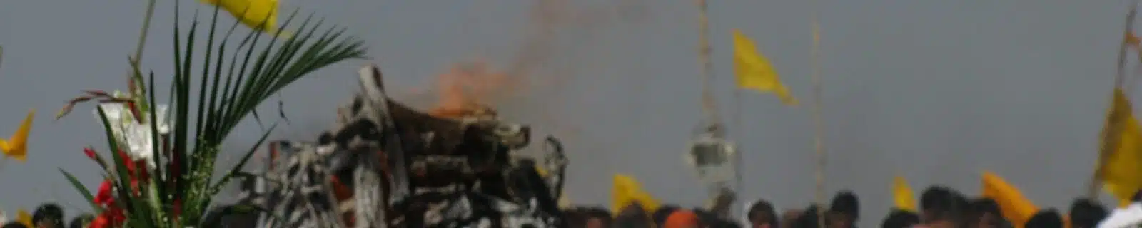 My experience of Maharishi Mahesh Yogi’s funeral cremation, Allahabad, India, 2008
