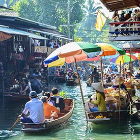 market on water