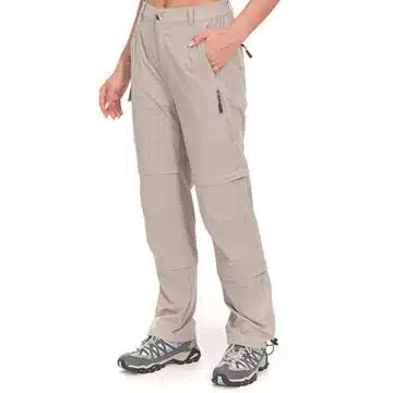 convertible hiking pants beige