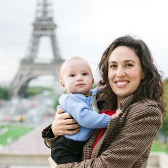 Lyric in Paris with our son