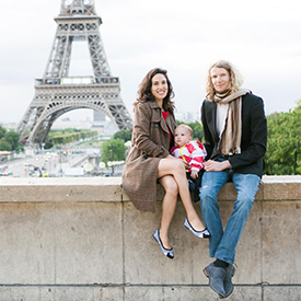 asher and lyric at eiffel tower