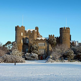 irish castle winter