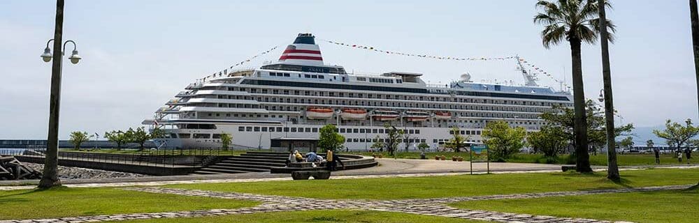 cruise ship in the caribbean sea