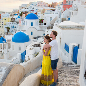 couple in greece