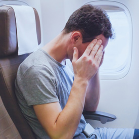 nervous motion sick flight