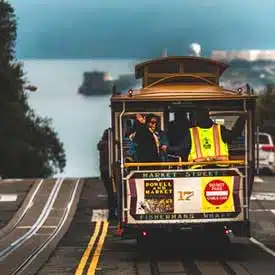 Cable cars in San Francisco