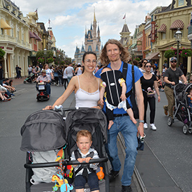 My husband and kids on our recent Disney World adventure
