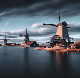 Netherlands windmills