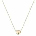 Initial Heart Necklace — $