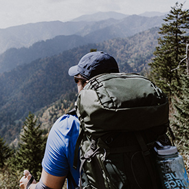 Applachian trail hiker