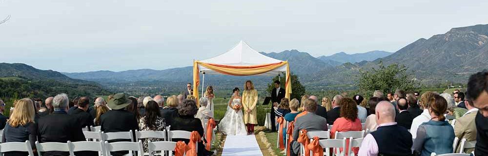 our wedding in ojai
