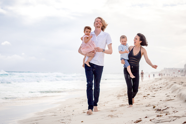 asher and lyric fergusson with family in mexico