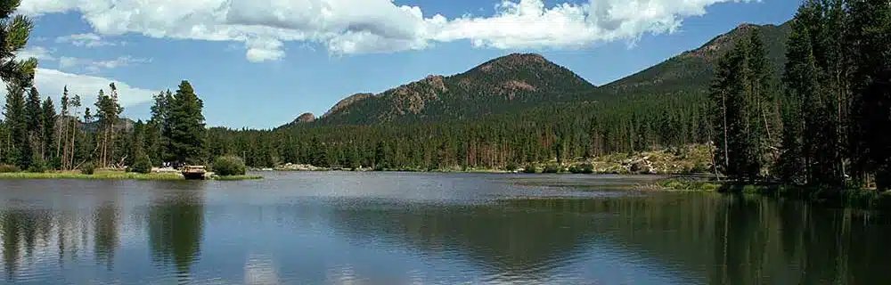 Panorama of a lake