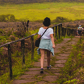 Woman in Galapagos