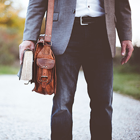 man with carry-on