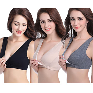 Cakye 3 Pack Maternity Nursing Bra