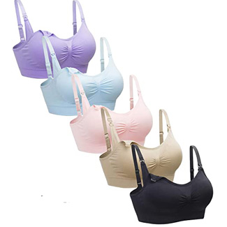 Suekaphin 5Pack Nursing Bra