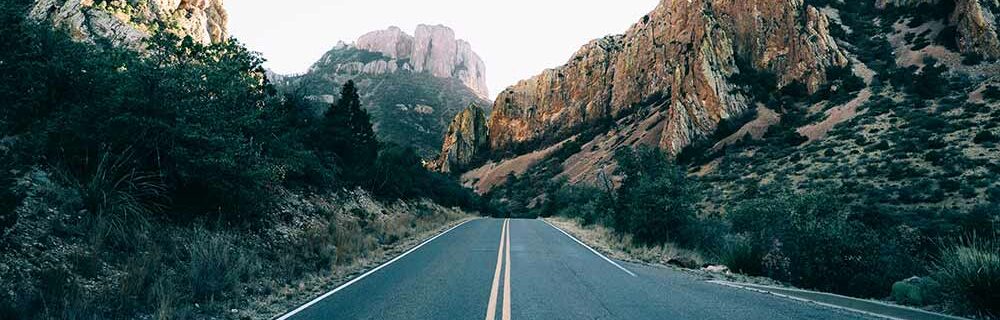 Big bend texas road