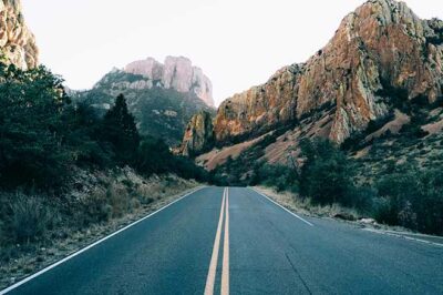 Big bend texas road
