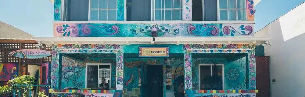 Colorful hostel