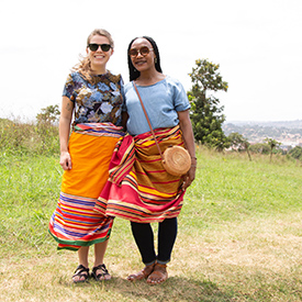 Two women in Uganda