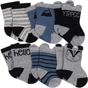 Gerber Organic Wiggle-Proof Socks (Multiple Colors)