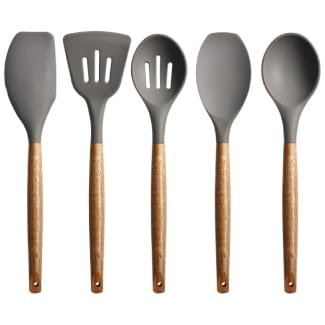 Miusco 5-Piece Silicone Utensils Set