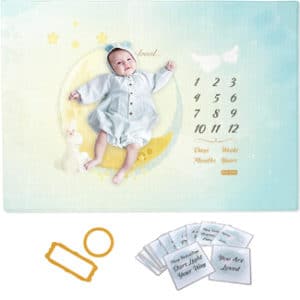Baby Care Milestone Play Mat – Reach for The Moon and Stars