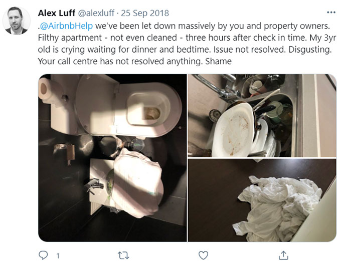 Airbnb No Cleaning after last guests
