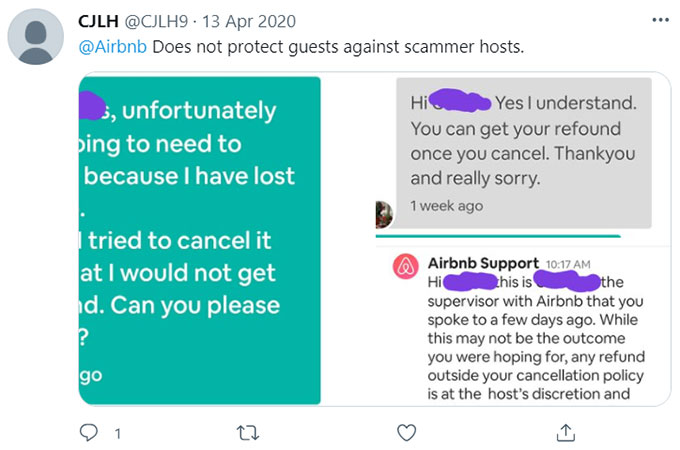 Airbnb Scams