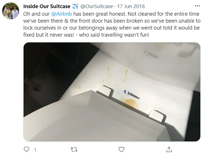 Airbnb Broken, Faulty Doors, Windows, Ceilings
