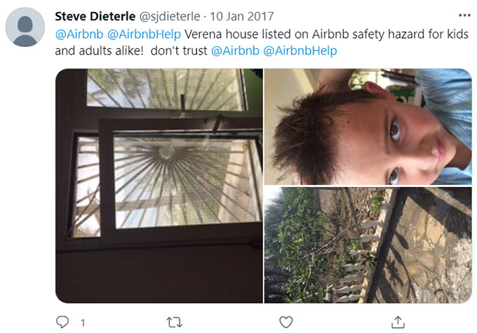 Airbnb Other Harms, Potential Safety Issues