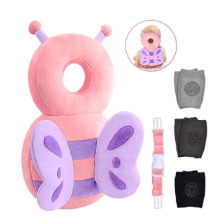 Details about   Kids Non Slip Crawling Elbow Infants Toddlers Baby Accessories Smile Knee Pads 