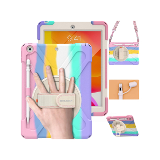 Braecn Multi-Color Ipad Case With Hand Strap
