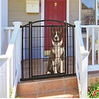 carlson 76 inch wide flexi configurable walk through pet gate