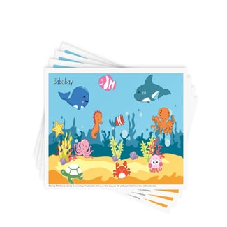 Babebay Stick-On Placemats 40 Pack