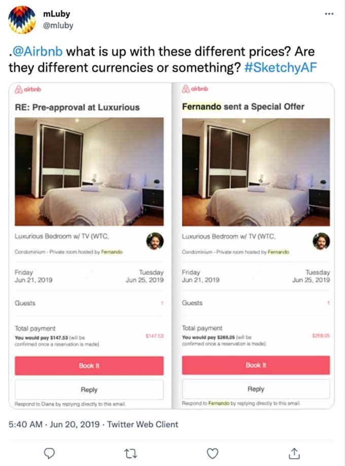 multiple listings at airbnb