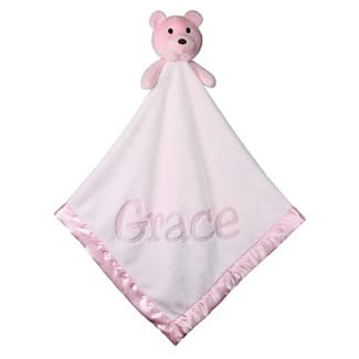 Custom Catch Personalized Teddy Bear Baby Blanket Gift