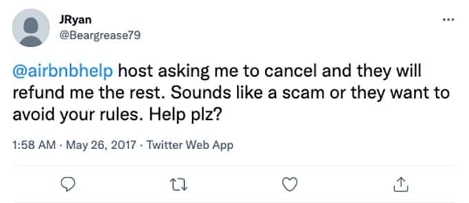 other airbnb scam