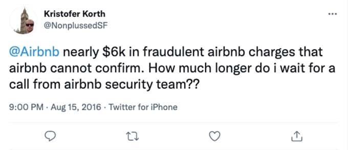 airbnb account hacked for $6,000