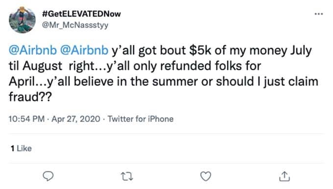 airbnb account hacked for $5,000