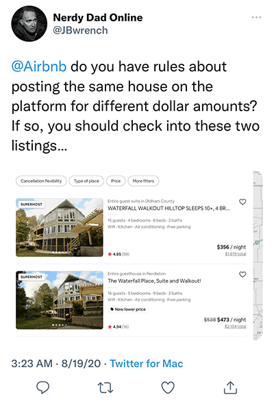 listing scam airbnb