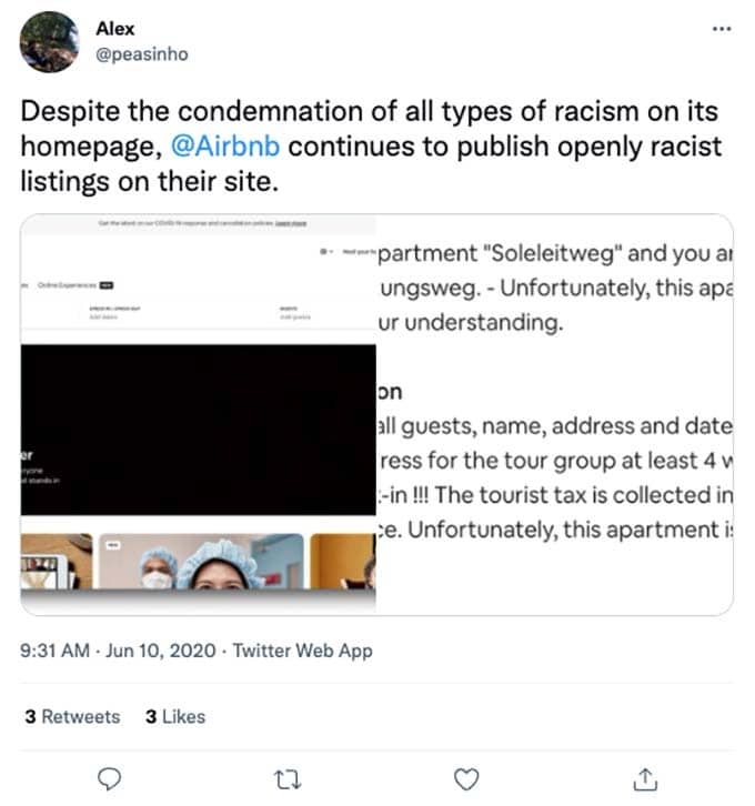 racism at airbnb