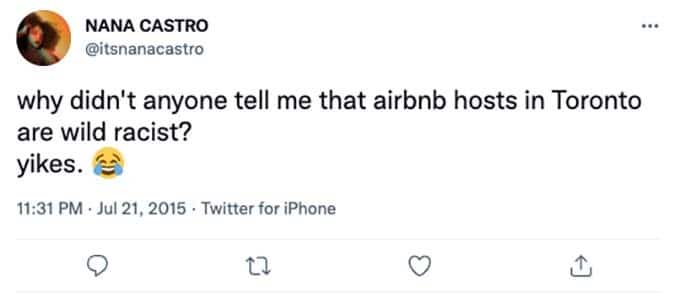 racism at airbnb