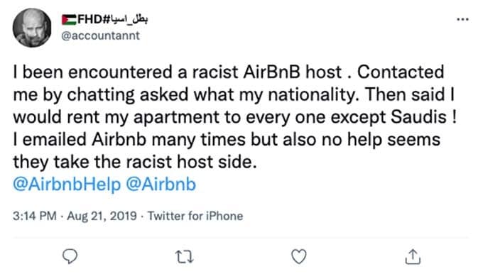 racism at airbnb