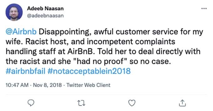 racism at airbnb