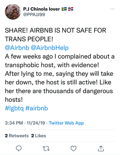 lgbtq discrimination airbnb