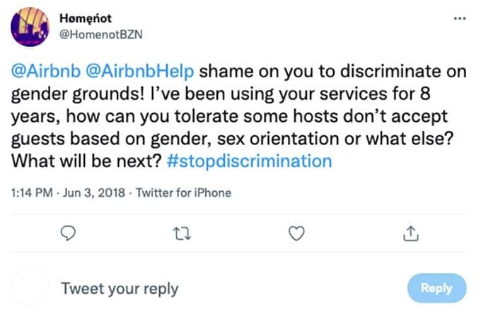 other types of discrimination at airbnb